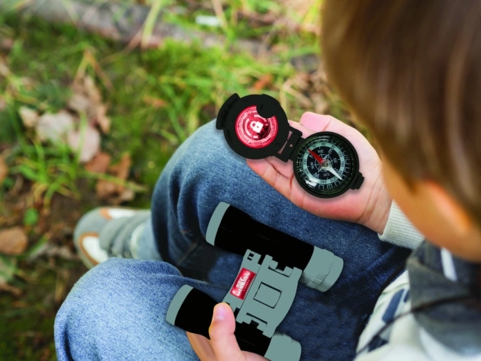 Jumelles et boussole pour petits explorateurs