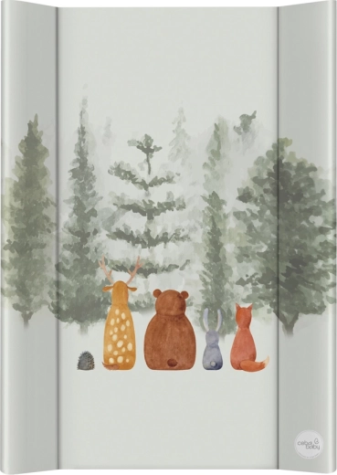 Ceba Baby matelas à langer ultra léger avec planche rigide 50 × 70 cm forest companions - 1 pièce