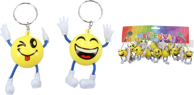 Porte-clés visage assorti - 1 pièce