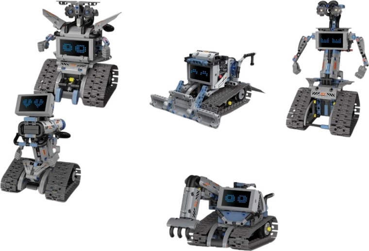 Construis 5 robots différents avec un seul kit