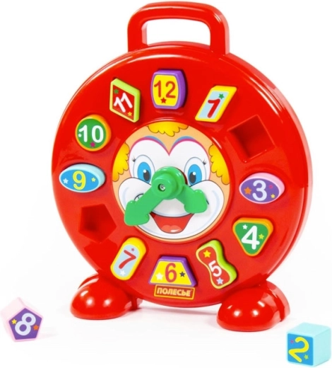 Horloge pour enfants clown encastrement