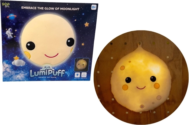 LumiPuff coussin lumineux lune
