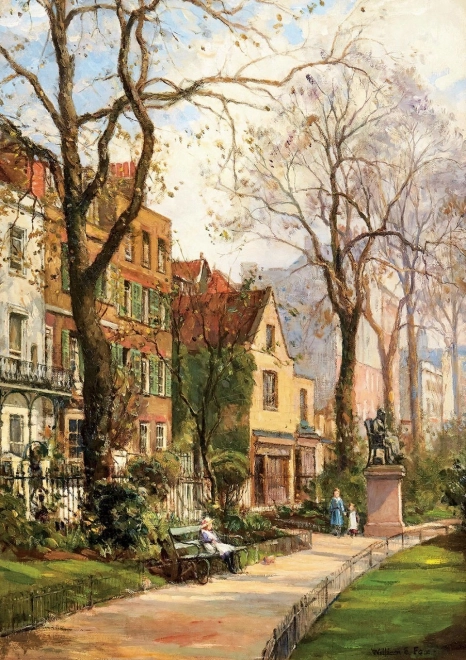 Puzzle Promenade dans le parc 1500 pièces