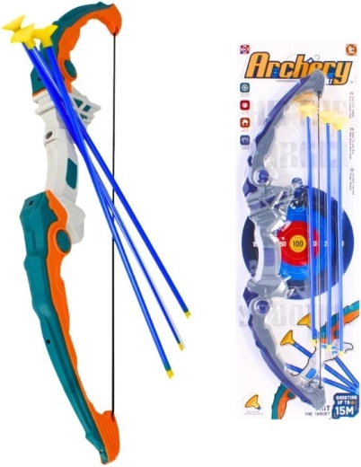Arc pour enfants avec flèches à ventouse (2 variantes de couleur)