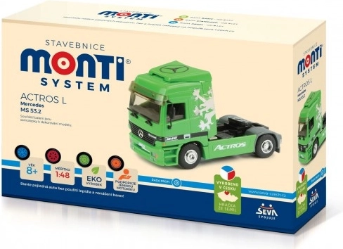 Maquette à assembler Actros L à l’échelle 1:48 - vert