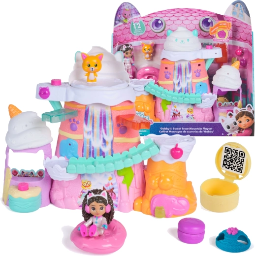 Gabby’s Dollhouse : La montagne de douceurs du film avec figurine de Gabi et accessoires