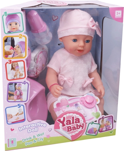 Bébé qui fait pipi avec accessoires 45 cm