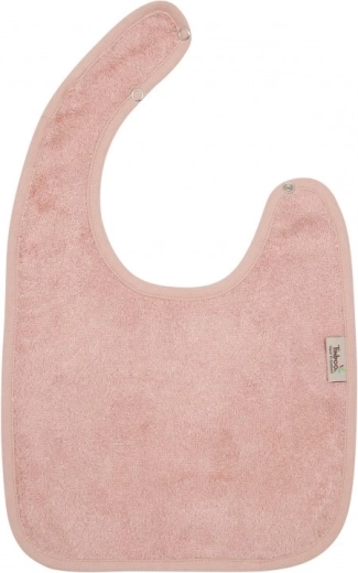 Bavoir Timboo misty rose avec boutons-pression