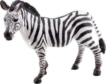 Figurine en plastique zèbre
