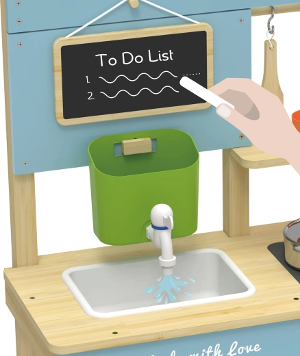 Véritable jeu d’eau avec réservoir et évier