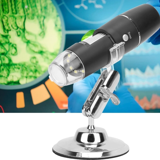 Grossissement jusqu’à 1600× et image nette 2 MP