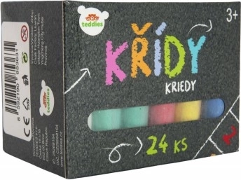 Craies de trottoir colorées 24 pcs dans une boîte