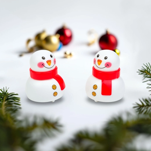 Bonhomme de neige à remonter qui roule