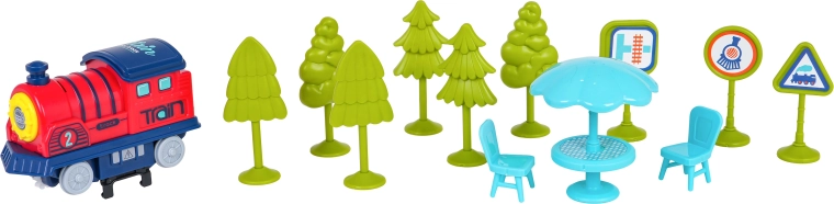 Riche assortiment d’accessoires pour un jeu créatif