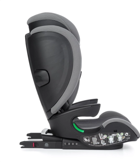 ISOFIX stable et bon guidage de la ceinture