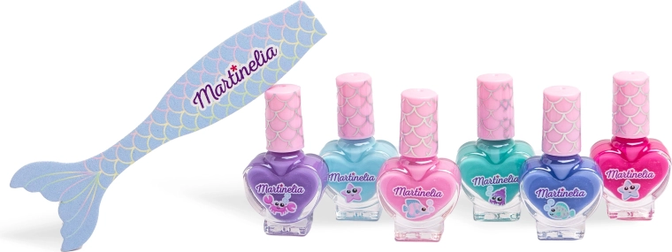 Six vernis à ongles colorés