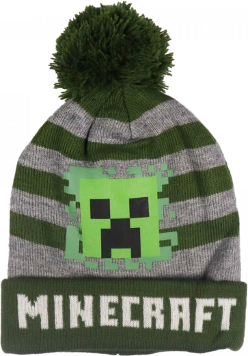 Bonnet Minecraft vert foncé