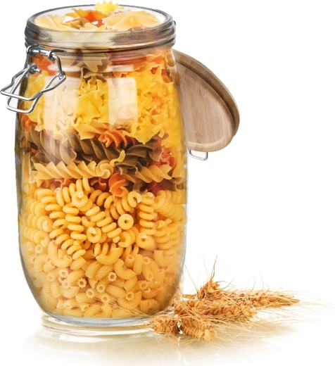Grande capacité de 2,3 l pour pâtes et provisions