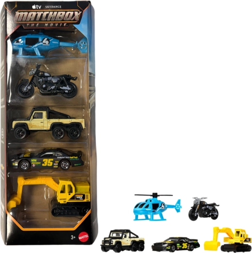 Mattel Matchbox The Movie – lot de 5 véhicules inspirés du film