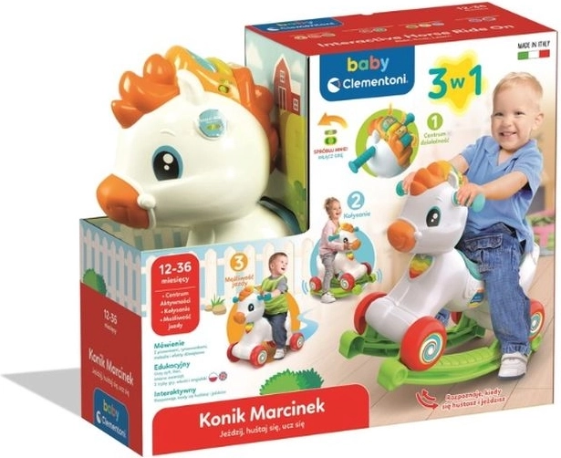 Cheval interactif Marcinek 3en1 CLE BABY