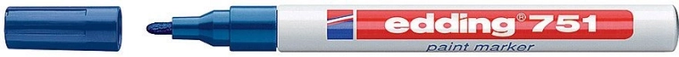 Marqueur laque Edding 751 bleu