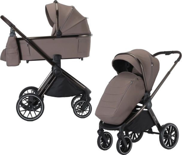 Poussette combinée Adamex Spark 2-en-1 Chocolate Fango
