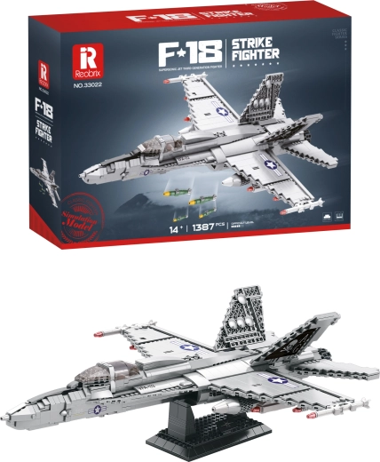 Maquette d’avion de chasse F-18 – 1387 pièces
