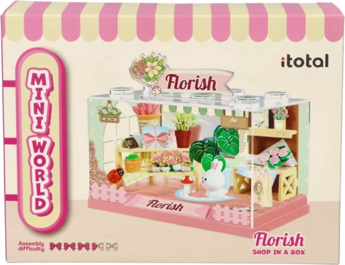 i-Total diorama DIY de fleuriste à assembler