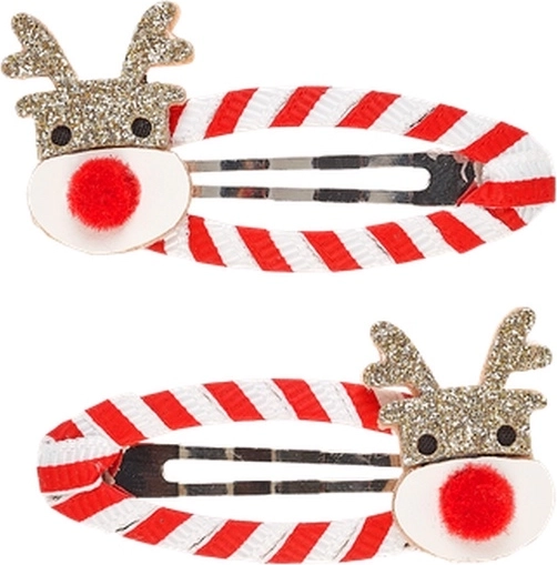 Souza! barrettes à cheveux Noelix avec renne de Noël - 2 pièces