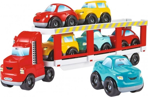 Transporteur Abrick avec 6 petites voitures