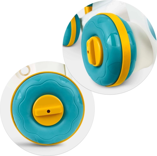 Roues sûres avec blocage et antidérapant