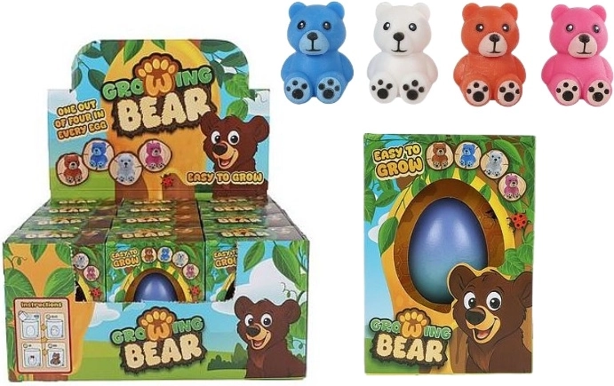 Œuf qui grandit avec ourson 6 cm - 1 pièce