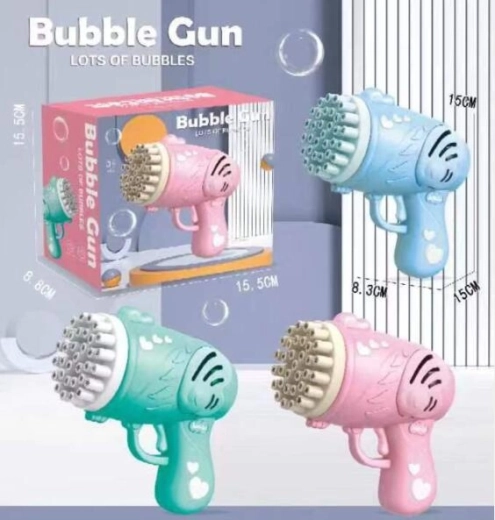 Pistolet à bulles vert