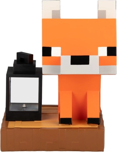 Lampe solaire Minecraft LunaGlo en forme de renard