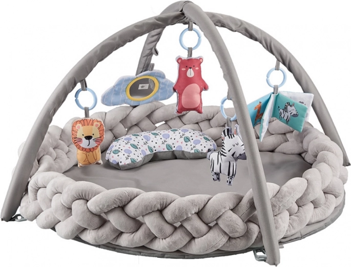 Arche interactive avec jouets suspendus