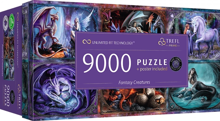 Puzzle TREFL Créatures fantastiques 9000 pièces