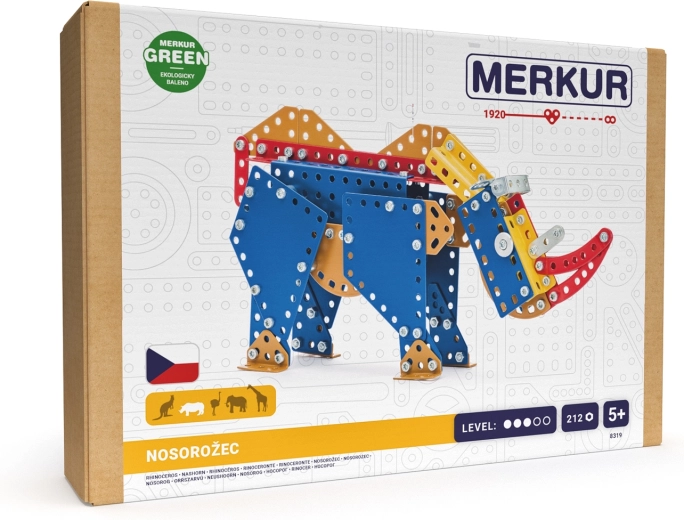 Merkur Zoo – rhinocéros, 212 pièces