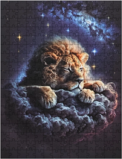 Puzzle pour enfants « lion dans les nuages » – 300 pièces