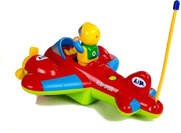Avion coloré avec pilote