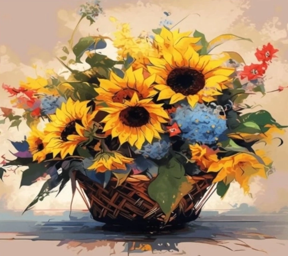 Norimpex peinture diamant Tournesols 30 × 40 cm