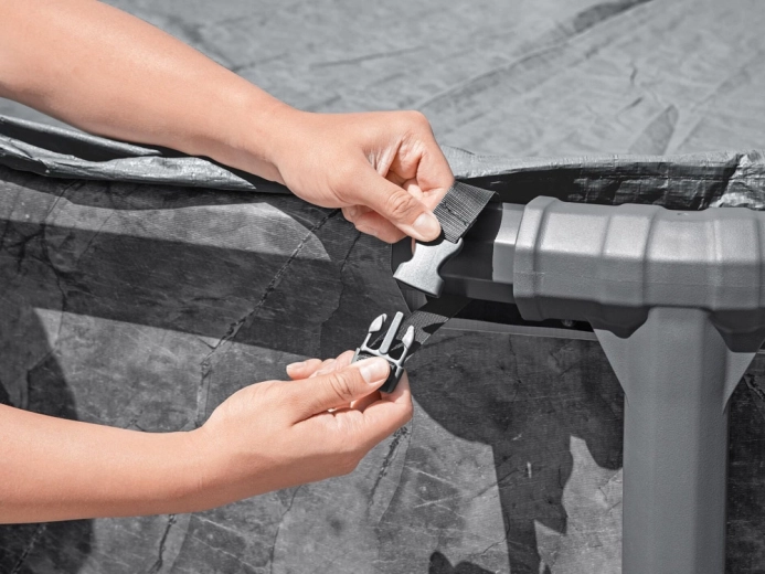 Fixation sûre contre le vent