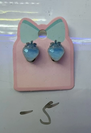 Ensemble Deux Pièces Boucles d'Oreilles Fraise