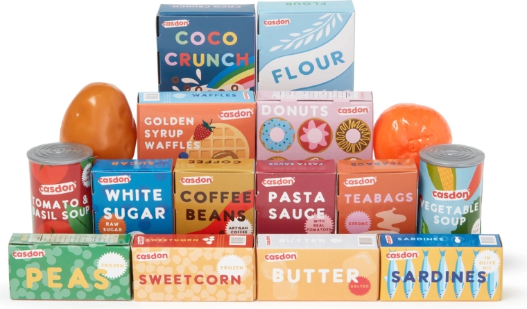 Riche ensemble d’aliments pour un jeu réaliste