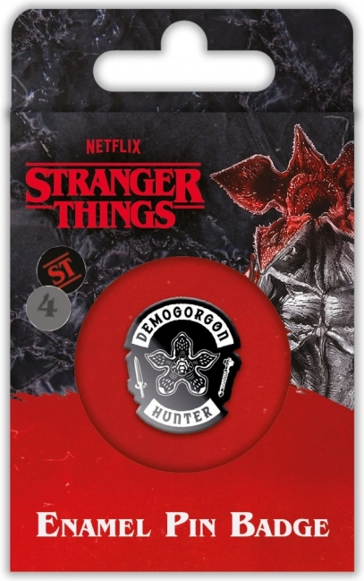Badge Stranger Things 4 – Démogorgon