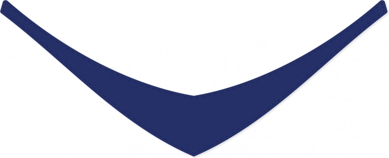 foulard bleu foncé pour peluches