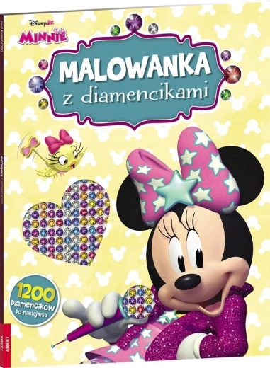 Livre de coloriage Disney Minnie avec diamants