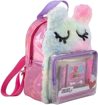 Create it ! kit de maquillage dans un sac à dos tout doux