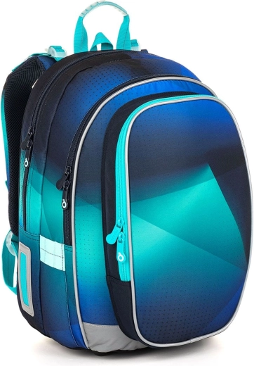 Sac à dos scolaire bleu Topgal Mira