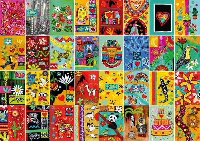 Puzzle mosaïque pop art 1000 pièces MAGNOLIA