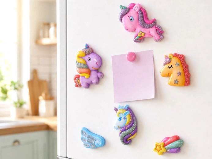 Magnets pour réfrigérateur finis